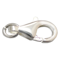 Tubes d'extrémité en argent sterling avec Fishook Fabricant et fournisseur de fermoirs en argent Résultats en argent sterling au meilleur prix