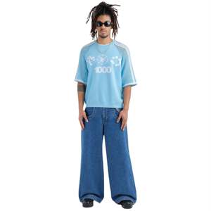 Artistical Uprising Dark Stone 26 pulgadas Collector Denim Edición limitada Costura de contraste pesado Bordado icónico - Product Image 1