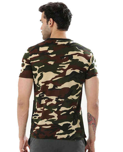 T-shirts en microfibre pour hommes Hauts décontractés d'été à manches courtes de haute qualité Col en O Design Hip Hop Tissu tricoté - Product Image 4