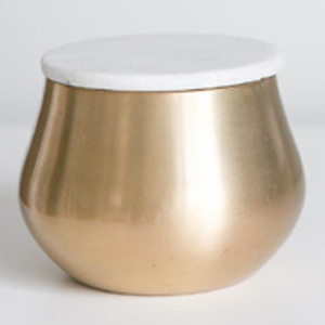 Tarro de vela de latón Vintage de lujo con caja de regalo elegante de alta calidad de aleación de oro perfecto para decoración y regalos del hogar de primera calidad - Product Image 4