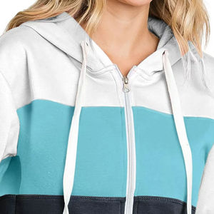 Nouveauté 2025 – Sweats à capuche pull-over pour femme, style streetwear, automne-hiver, manches longues, coupe courte, personnalisables OEM, 100 % coton, logo frontal - Product Image 6