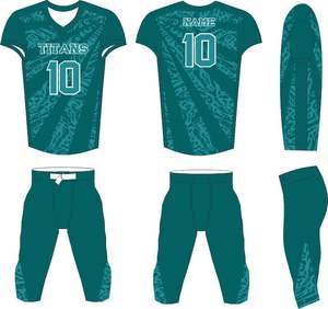 Camiseta de Fútbol Americano de Alta Calidad, Manga Corta, Estampada, Uniforme Personalizado - Product Image 4