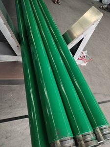 Tuyau en acier recouvert de PE vert, tuyau en acier au carbone recouvert de plastique, anti-corrosion pour système d'alimentation en eau et lutte contre l'incendie - Product Image 3