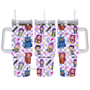 Bán buôn 40oz chân không cách điện cốc cốc biểu tượng tùy chỉnh ngày Valentine khâu với xử lý và nắp - Product Image 6