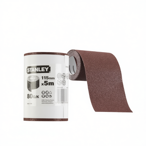 Rouleau de ponçage non perforé For Stanley 1/2, 115 mm x 5 m, outil abrasif en rouleau - Product Image 2