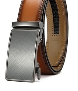 Cinturón de cuero genuino personalizable de Venta caliente estilo occidental con acero para hebilla Disponible en tallas-cuero formal de vaquero al por mayor - Product Image 3