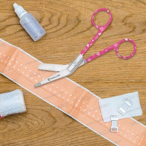 San Valentín corazones amor patrón vendaje tijeras Acero inoxidable vestidor Lister enfermera instrumento por Vaslcare - Product Image 3
