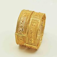 Vente en gros de bracelets Kada en or rempli 14K, 18K, 24K, bijoux de mariage, bracelets Kada traditionnels, bracelets Kada en laiton plaqué or