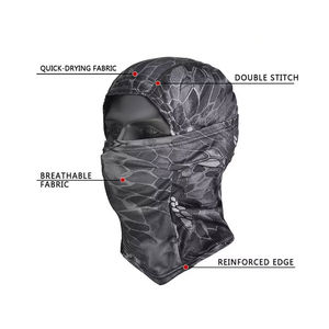 Pasamontañas con Diseño Moderno, Protección Facial para Motociclismo y Ciclismo, Tejido Reactivo al Calor - Product Image 5