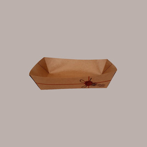 Emballage alimentaire moyen-haut 125x190xH45 en papier kraft de qualité alimentaire, biodégradable, pour plateau alimentaire, biscuits, salades, avec cire à sceller, lot de 125 - Product Image 2