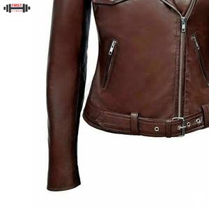 Nouvelle veste bomber en cuir pour femmes grande taille 2025, écologique, imperméable, taille personnalisée disponible, rivets brodés, unique - Product Image 2