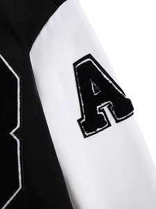 100% poliéster personalizado equipo deportes y Club nombre logotipo béisbol Letterman Universidad Varsity chaqueta en muchos colores - Product Image 4