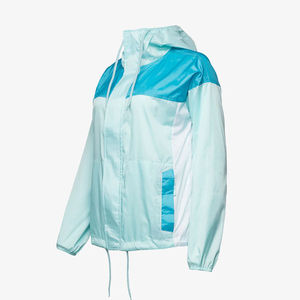 Veste coupe-vent en coton imprimé surdimensionnée pour femmes, style streetwear tendance, fermeture éclair sur le devant, respirante, couleur unie, prix d'usine - Product Image 3