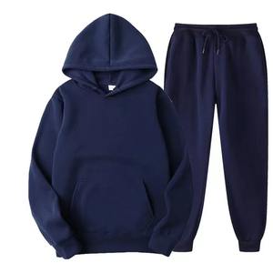 Nouvel ensemble de survêtement pour homme en molleton français, délavé à l'acide, respirant, zippé, 2 pièces, jogging empilé, sweat-shirt à capuche, poids lourd - Product Image 3
