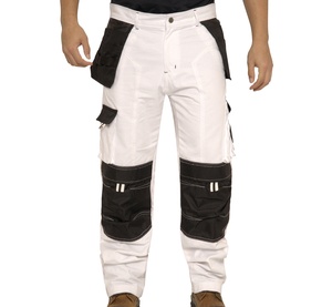 Pantalones de Trabajo de Seguridad Recién Llegados, Tela de Pana, Diseño Recto con Bordado, Cintura Media, 100% Algodón, Precios de Fábrica - Product Image 4