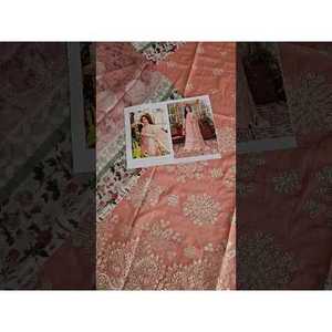 Colección de Telas Elaf Premium Forever Blush - Tela de Algodón Chikankari Bordada para Salwar Kameez, Choli, Lehenga Choli - EEC-1A TC-1617 - Product Image 2