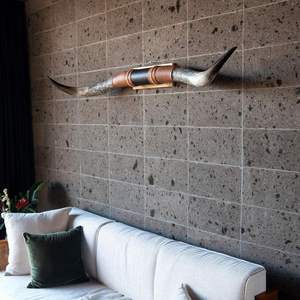 Décor à la maison de corne longue artisanale pour le style de ferme - Product Image 3