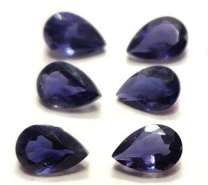 ลูกแพร์ไอโอไลต์ธรรมชาติขนาด6x9มม. ตัดเป็นลูกแพร์ไอโอไลต์แบบหลวม - Product Image 5