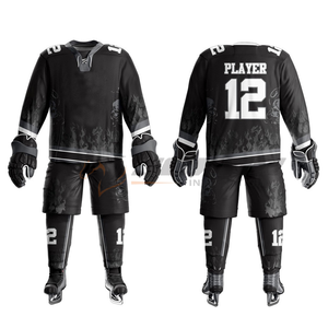 Venta al por mayor 2025 personalizado sublimado uniforme de hockey sobre hielo Conjunto personalizado nombre del equipo superior para uso individual del equipo con precio barato para la venta - Product Image 2
