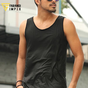 Débardeur sans manches pour homme, débardeur côtelé, moulant, pour le fitness - Product Image 2