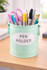 Accessoires de bureau mignons Décoration de bureau  Porte-papeterie kawaii  Organisateur de papeterie cadeau  Organisateur de bureau cadeau - Product Image 4