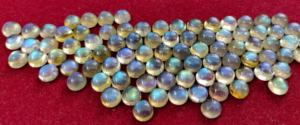 Cabochon rond en Labradorite naturelle 2mm-Labradorite lâche de qualité supérieure - Product Image 3