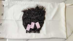 เครื่องมัดผมเรมี่ดิบของอินเดีย10-32นิ้วเครื่องจัดแนวหนังกำพร้าแบบตรง/เป็นลอน/หยิกทำจากธรรมชาติมีสองสี - Product Image 5