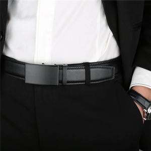 Ceinture en cuir de vache véritable de luxe réglable pour hommes Costume d'affaires Style décontracté Longueur personnalisée par les fabricants - Product Image 3