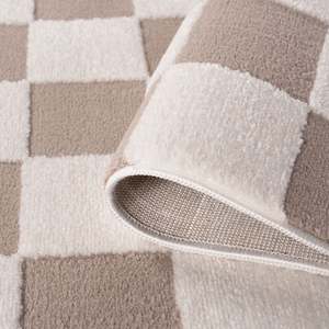 Alfombra Rectangular Minimalista de Yute Hecha a Máquina, 4m de Ancho, Alta Calidad, Diseño a Cuadros Beige - Product Image 4