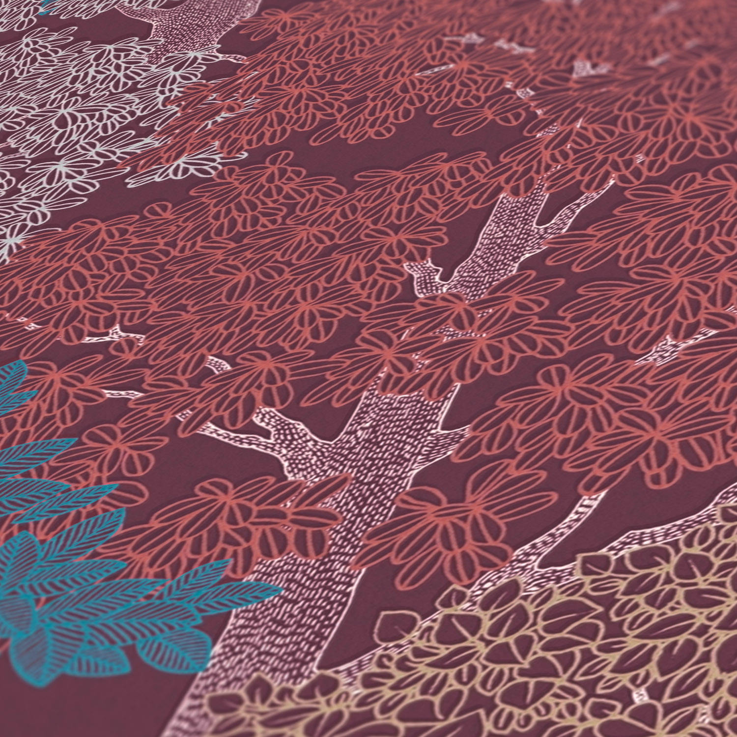 purple red yellow grey