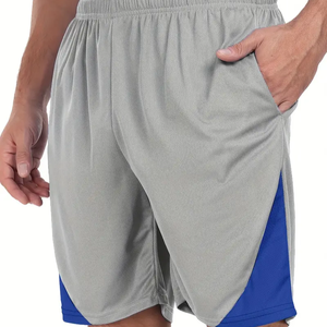 Shorts de sport pour homme, taille mi-haute, en maille, style décontracté, pour la course, le fitness, la plage, le basketball, écologiques et anti-plis - Product Image 5