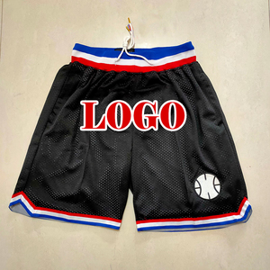 กางเกงขาสั้นบาสเก็ตบอลผ้าแห้งเร็วปักลายผ้าตาข่ายระบายอากาศได้ดีมีคุณภาพ2024-2025High - Product Image 6