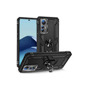 Coque arrière antichoc en silicone noir élégant Netzy 9A pour Xiaomi Mi 12 Lite, protection pour téléphone portable par SAFA Vega - Product Image 1