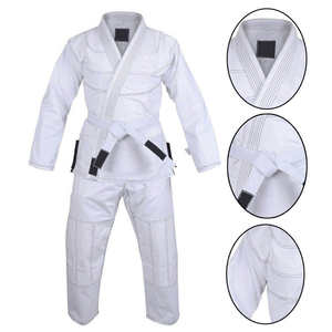 Kimono de Jiu Jitsu Brasileño Profesional Ligero de Algodón, Uniforme de BJJ Personalizado, Kimono de Jiu Jitsu Liso, Uniforme de Karate BJJ - Product Image 2