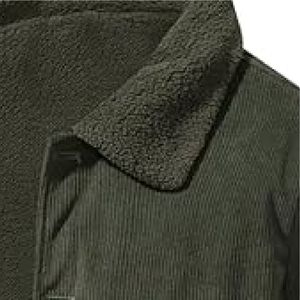 แจ็กเก็ตผ้าฝ้ายสไตล์วินเทจสำหรับผู้ชายเสื้อถักแบบกำหนดเอง2025ใหม่ล่าสุด - Product Image 4