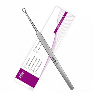 Ear Wax <b>Removal</b> Tool Professional <b>Earwax</b> Cleaner <b>Kit</b> Medical Stainless Steel Manual Ear Picker Loop Curette Q Tip CE Certified - Product Image 5