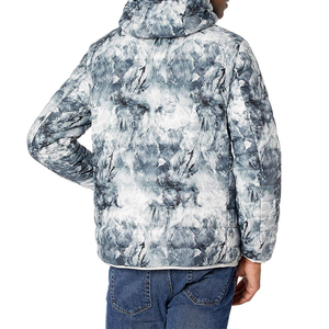 Veste d'hiver chaude pour homme avec logo personnalisé gratuit, imperméable, en duvet de canard, coupe-vent, matelassée, veste gonflée, veste softshell - Product Image 3