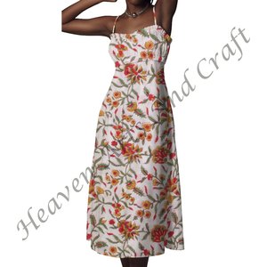 Nuevo superventas verano Casual Spaghetti Strap Vestidos para mujeres estilo indio ropa de dormir Spaghetti Strap Vestidos para mujeres - Product Image 4