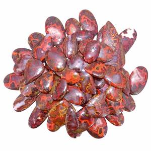 Personalizable Natural Cuarzo Marroquí Costura Ágata Piedra Preciosa Calidad Rara Cabujón Suelto con Forma Mixta 5 Estrellas AAAAA Producto - Product Image 1