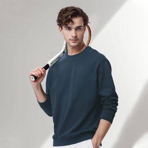 Sudadera de Cuello Redondo de Felpa de Alta Calidad de 400 g para Hombre, Sudadera Súper Suave con Estampado para Invierno - Product Image 1