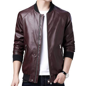 แจ็คเก็ตบอมเบอร์ลายขนแกะสำหรับผู้ชายเสื้อนอกคอกลมใส่สบายๆในเมืองแฟชั่นน้ำหนักเบาโลโก้ด้านหน้าสำหรับฤดูใบไม้ผลิ - Product Image 3