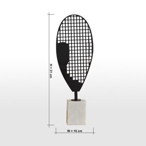 Sculpture en métal artisanale audacieuse Superbe pièce de déclaration artistique parfaite pour les intérieurs modernes de maison ou de bureau - Product Image 6