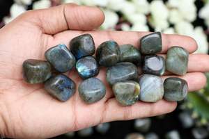 Flashy Labradorite Tumble Gemstones Bulk <b>Supply</b> for Spiritual Awakening and Consciousness Transformation <b>Other</b> Crystal Crafts - Product Image 5