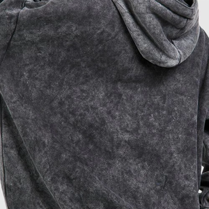 เสื้อฮู้ดผู้หญิงแบบสวมศีรษะมีฮู้ดผ้า100% 500 GSM มีฮู้ดซักด้วยลูกไม้และของตกแต่งแนววินเทจออกแบบได้ตามต้องการ - Product Image 5