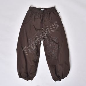 Pantalon baggy de haute qualité coupe-vent grande taille caractéristiques imperméable pantalon de snowboard jambe large doublure polaire High Street Streetwear - Product Image 1