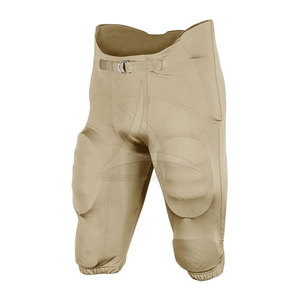 Professional American Football <b>Pants</b> for Men Training with Built-In <b>Pads</b> Plus Size Breathable & Quick Dry 100% Polyester - Product Image 1
