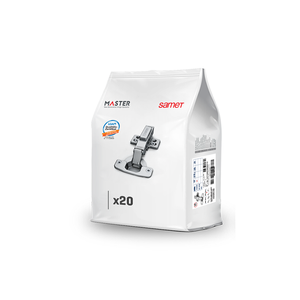 Bisagras Planas de Cierre Suave Master de 48 mm, Acero Inoxidable, Paquete de 20 para Muebles - Product Image 3