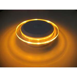 Modern Style 4.5V Battery-Operated Motion <b>Sensor</b> <b>Switch</b> 12 LED 6 Lumens Wardrobe <b>Light</b> Warm White PC Shade for Kitchen Cabinets - Product Image 3