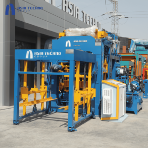 เครื่องผลิตอิฐ QTJ8-15ระบบสั่นไฮดรอลิก PLC มอเตอร์อัตโนมัติใหม่เครื่องทำคอนกรีตทรายเถ้าลอยเครื่องทำอิฐ - Product Image 1