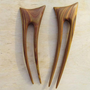 Épingles à cheveux en bois enroulé de style ancien élégant pour femmes, accessoires de cheveux traditionnels à la mode pour filles, fourniture pour salon de beauté, vente en gros - Product Image 1